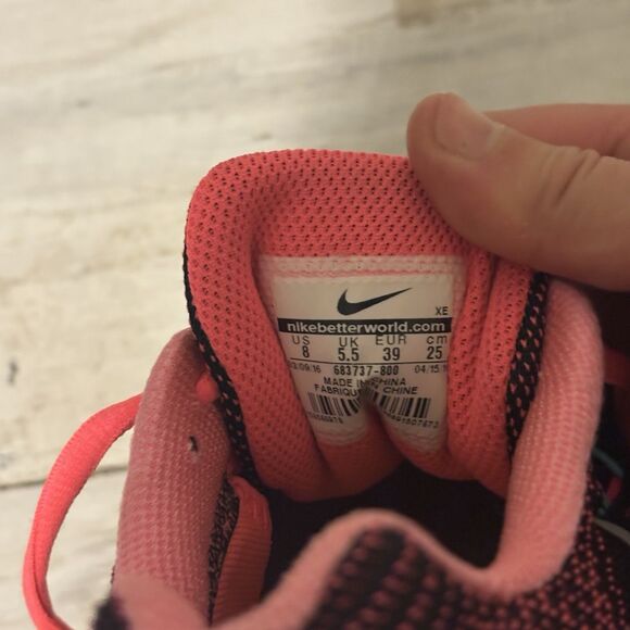 Nike Air Zoom Structure 18 Women’s US 8 Running/Training Shoes Pink/Black Gym - Picture 6 of 9